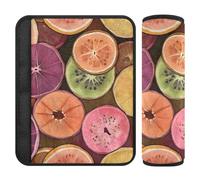 Funny Saskatoon Berry Fruit Rose 2 Pack carseat Belt Cover Release Stress to Your Neck and Shoulders for Auto forro para cinturon de seguridad