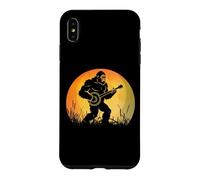 Funny Sasquatch Bigfoot Playing Banjo Bluegrass Music Case for iPhone XS Max