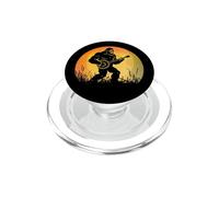 Funny Sasquatch Bigfoot Playing Banjo Bluegrass Music PopSockets PopGrip for MagSafe