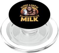 Funny Sasquatch Dad Always Came Back With Milk PopSockets PopGrip for MagSafe