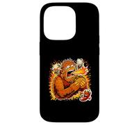 Funny Sasquatch Eating Super Spicy Taco Heat Case for iPhone 14 Pro