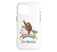 Funny Sasquatch Unicorn Rainbow Bigfoot Magical Cryptid Case for iPhone 16 Pro Max