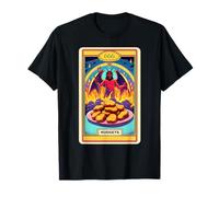 Funny Satan Loves Chicken Nuggets Tarot Card T-Shirt