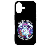Funny Sauna Lover Sweating On Purpose Sauna Ice Bear Case for iPhone 17
