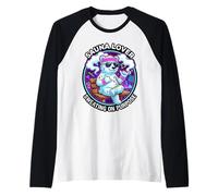 Funny Sauna Lover Sweating On Purpose Sauna Ice Bear Raglan Baseball Tee