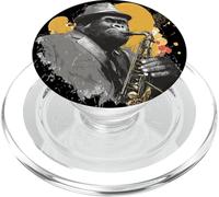 Funny Saxophone Gorilla Costume for Boys and Girls PopSockets PopGrip for MagSafe