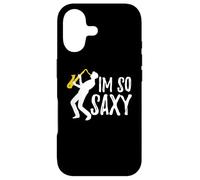 Funny Saxophone Jazz Tee for Band Members I'm So Saxy Case for iPhone 17