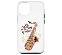Funny Saxophone The Bacon of Music Jazz Case for iPhone 12/12 Pro