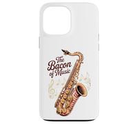 Funny Saxophone The Bacon of Music Jazz Case for iPhone 13 Pro Max