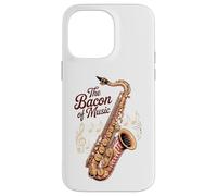 Funny Saxophone The Bacon of Music Jazz Case for iPhone 14 Pro Max