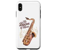 Funny Saxophone The Bacon of Music Jazz Case for iPhone XS Max