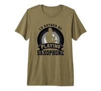 Funny Saxophonist Quote Saxophone Player Jazz Music Premium T-Shirt