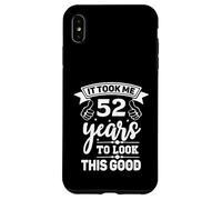 Funny Saying 52nd Birthday Gag Gifts Idea Joke 52 Years Old Case for iPhone XS Max