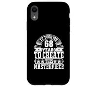 Funny Saying 68th Birthday Gag Gifts Idea Joke 68 Years Old Case for iPhone XR