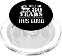 Funny Saying 80th Birthday Gag Gifts Idea Joke 80 Years Old PopSockets PopGrip for MagSafe