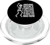 Funny Saying Arguing Is Pointless I’m Just Making You Mad PopSockets PopGrip for MagSafe