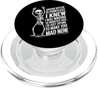 Funny Saying Arguing Is Pointless I’m Just Making You Mad PopSockets PopGrip for MagSafe