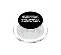 Funny Saying Artificially Intelligent Awkward PopSockets PopGrip for MagSafe