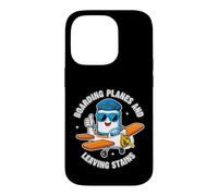 Funny Saying Boarding Planes And Leaving Stains Case for iPhone 14 Pro