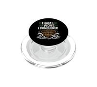 Funny Saying Came Wove Conquered Sarcastic PopSockets PopGrip for MagSafe