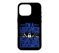 Funny Saying Cant Fix Stupid But Fix What Stupid Does Case for iPhone 16 Pro