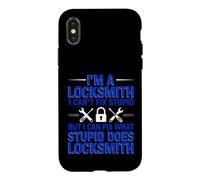 Funny Saying Cant Fix Stupid But Fix What Stupid Does Case for iPhone X/XS