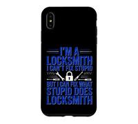 Funny Saying Cant Fix Stupid But Fix What Stupid Does Case for iPhone XS Max