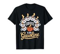 Funny Saying Coffee is My Gasoline Energy Drink Women Men T-Shirt