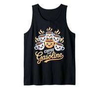 Funny Saying Coffee is My Gasoline Energy Drink Women Men Tank Top
