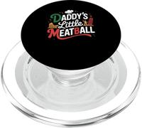 Funny Saying Daddys Little Meatball Cute Joke Women Men PopSockets PopGrip for MagSafe