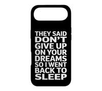Funny Saying Dont Give Up On Your Dreams Sleep Case for iPhone Air
