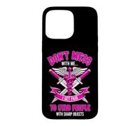 Funny Saying Dont Mess With Get Paid Stab People Case for iPhone 15 Pro Max