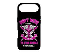 Funny Saying Dont Mess With Get Paid Stab People Case for iPhone Air