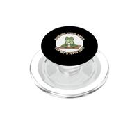 Funny Saying Drinking Stupid Water For My Stupid Body PopSockets PopGrip for MagSafe