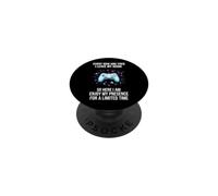 Funny Saying Every Now And Then Leave My Room PopSockets Adhesive PopGrip