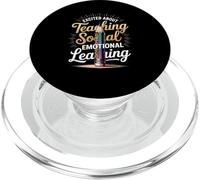 Funny Saying Excited About Teaching Social Learning Teacher PopSockets PopGrip for MagSafe