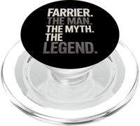 Funny Saying Farrier The Man The Myth The Legend Women Men PopSockets PopGrip for MagSafe