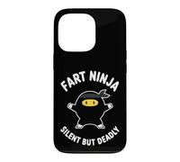 Funny Saying Fart Ninja Silent But Deadly Case for iPhone 13 Pro