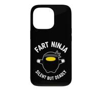 Funny Saying Fart Ninja Silent But Deadly Case for iPhone 13 Pro