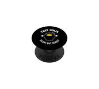 Funny Saying Fart Ninja Silent But Deadly PopSockets Adhesive PopGrip