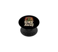 Funny Saying Gay The Pray Away Sarcastic PopSockets Adhesive PopGrip