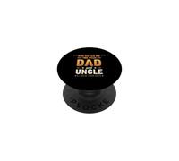 Funny Saying God Gifted Two Titles Dad And Uncle PopSockets Adhesive PopGrip