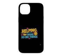 Funny Saying Helping Tiny Humans Big Sarcastic Case for iPhone 14 Plus
