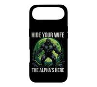Funny Saying Hide Your Wife The Alphas Here Case for iPhone Air