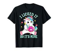Funny Saying I Licked It So Its Mine Unicorn Cute T-Shirt