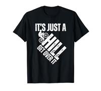 Funny Saying It's Just A Hill Get Over It Funny Cycling T-Shirt