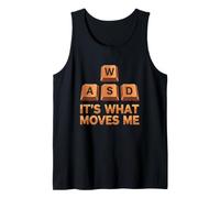 Funny Saying Its What Moves Keyboard Keys Tank Top