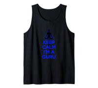 Funny Saying Keep Calm Guru Sarcastic Humorous Tank Top