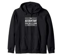 Funny Saying Know Everything Accountant Sarcastic Zip Hoodie