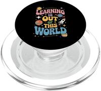 Funny Saying Learning Is Out of This World Rocket Women Men PopSockets PopGrip for MagSafe